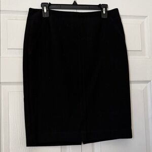 Loft Black Pencil Skirt, Size 10